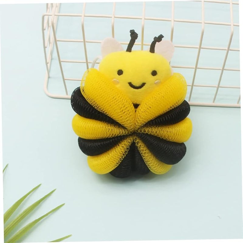 2Pcs Cartoon Shower Loofah Soft Bath Sponge Body Wash Scrubber For Kids - Image 5